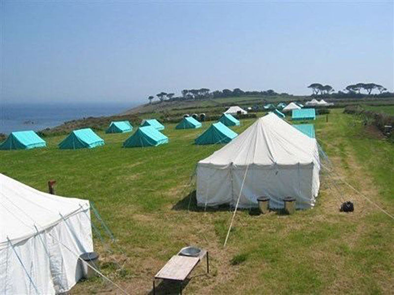 Pelistry Farm campsite Isles of Scilly